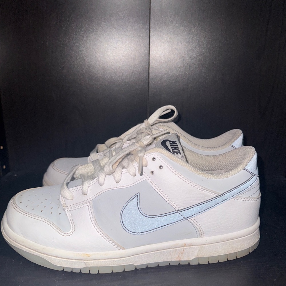 Nike Gray and White Sneakers